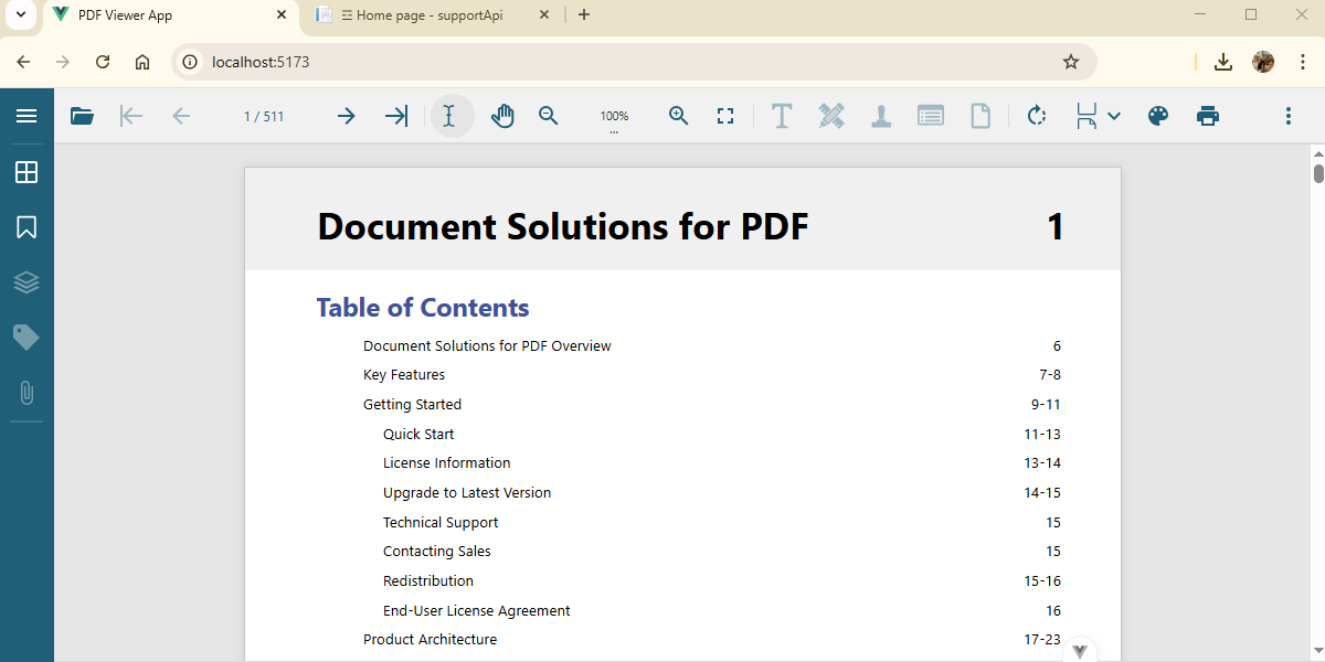 Load PDF Files in JavaScript PDF Viewer from a URL Avoiding CORS using a Proxy Server