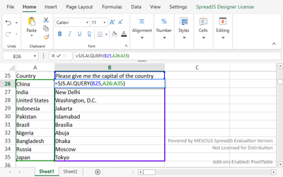 Enable users to interact directly with an AI model from within JavaScript web applications