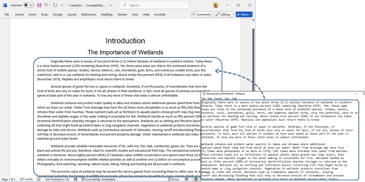 Read External Content into Server-Side DOCX File using C#