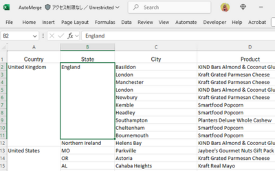 Auto Merge Cell in XSLX