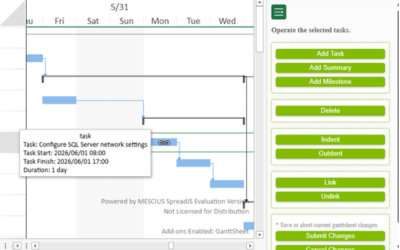 Comprehensive Task Management Capabilities | JavaScript Gantt Chart Control