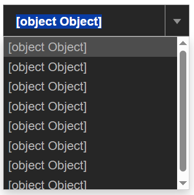 Customized JavaScript ComboBox