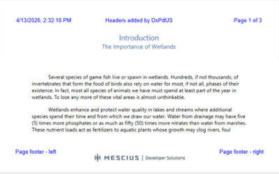Add Headers, Footers, & Page Numbers using .NET PDF API Library