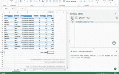 Allows app users to create complex Excel formulas effortlessly using AI natural language input