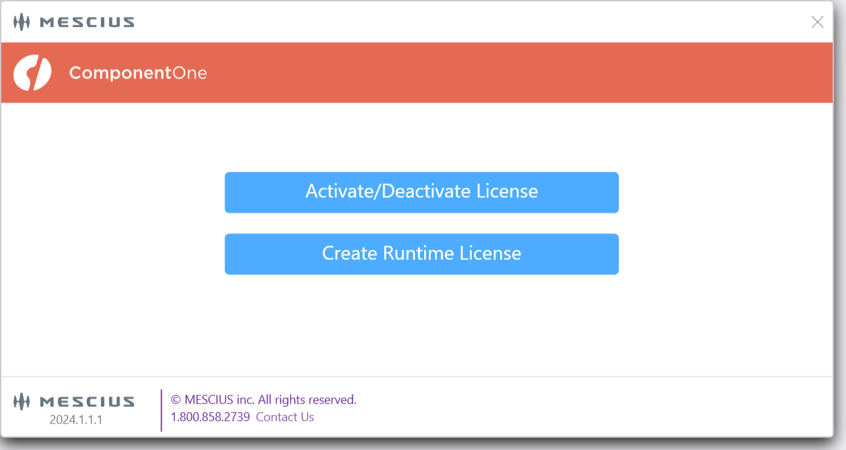 Activate Deactivate License
