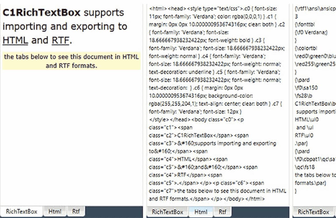 WPF RichTextBox Export Formats