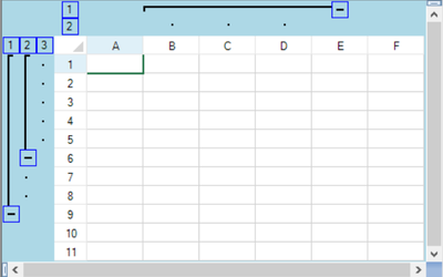 Outline and Group .NET Spreadsheet Components