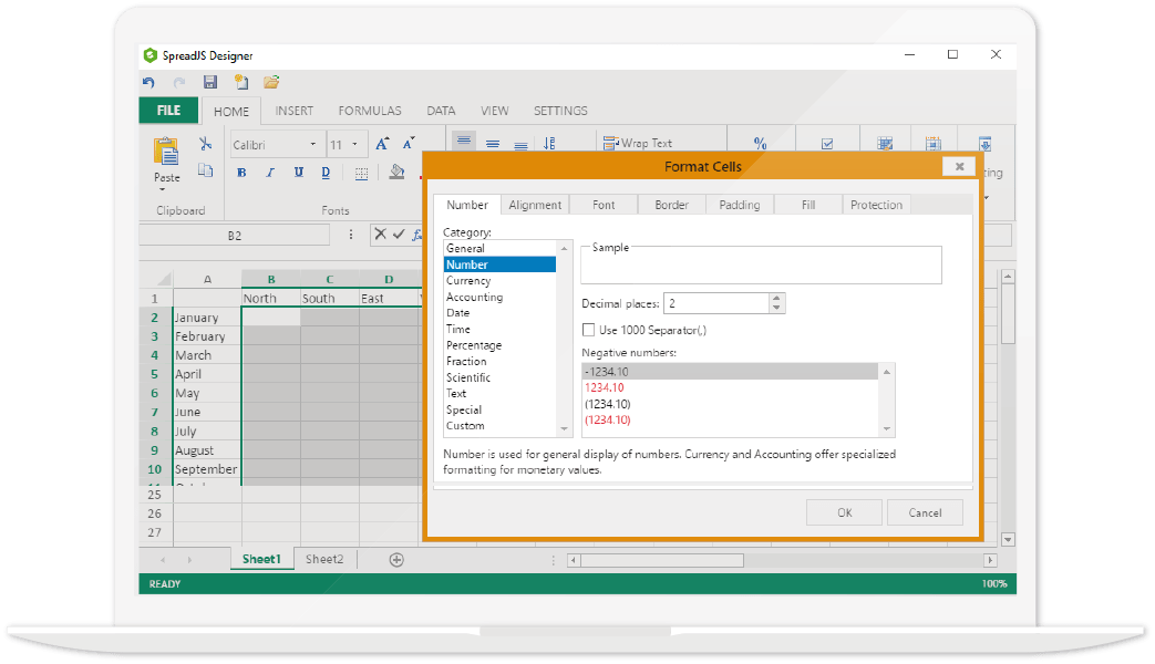 SpreadJS Desktop Designer