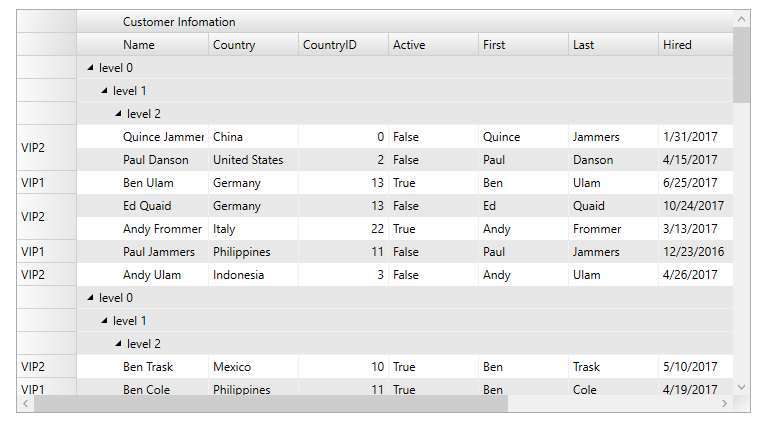 WPF DataGrid Unbound