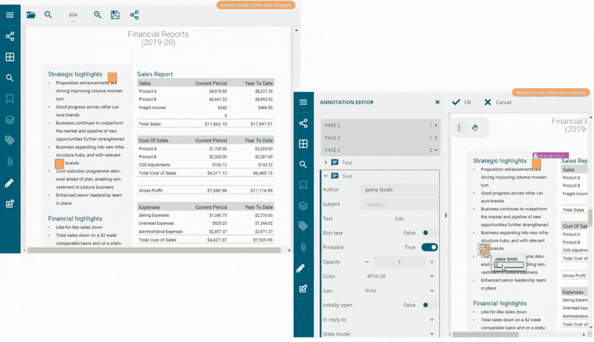 .NET 6+ Document APIs Collaboration Mode With Multiple Users