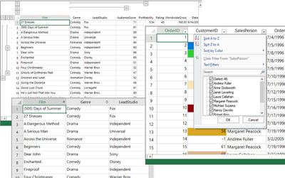 Customizing .NET Row or Column Interaction