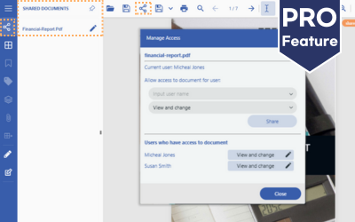 Enable PDF Sharing from Within Enterprise JavaScript Web Apps