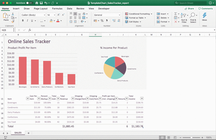 Excel Chart Templates using GrapeCity Documents for Excel Java v3.1