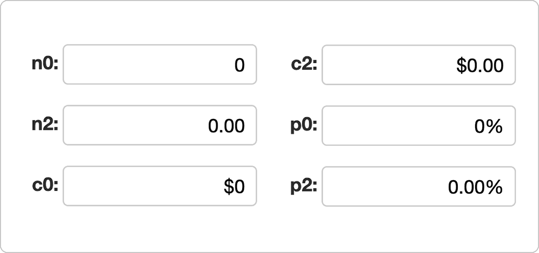 InputNumber