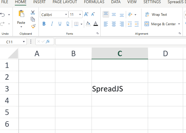 Editing font family in SpreadJS Designer