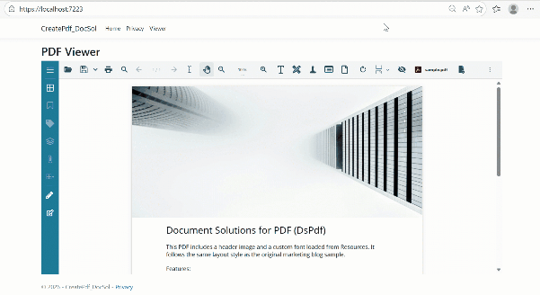 Allow Users to Organize PDF Documents in JavaScript PDF Developer Tool
