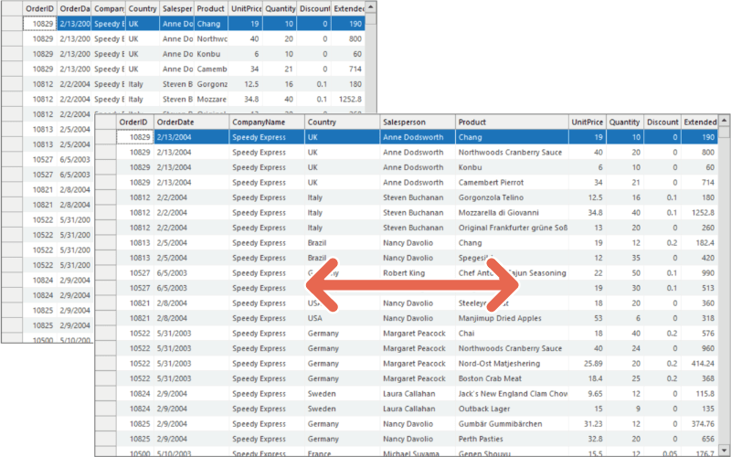 WinForms DataGrid Responsive Column Sizing
