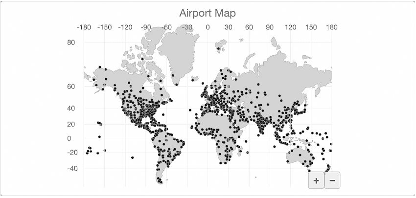 JavaScript Scatter Map