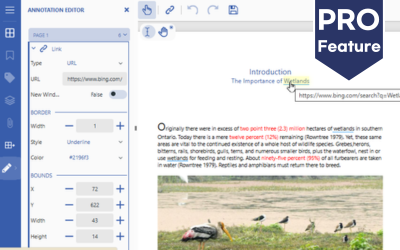Link Annotations in JavaScript PDF Editors