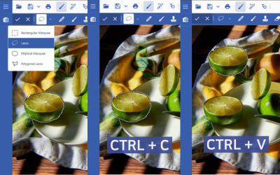 JavaScript image editor control supports keyboard shortcuts