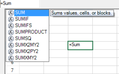 .NET Formula Bar UI