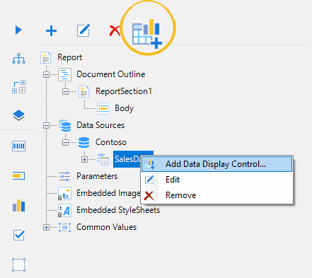 Add Data Region