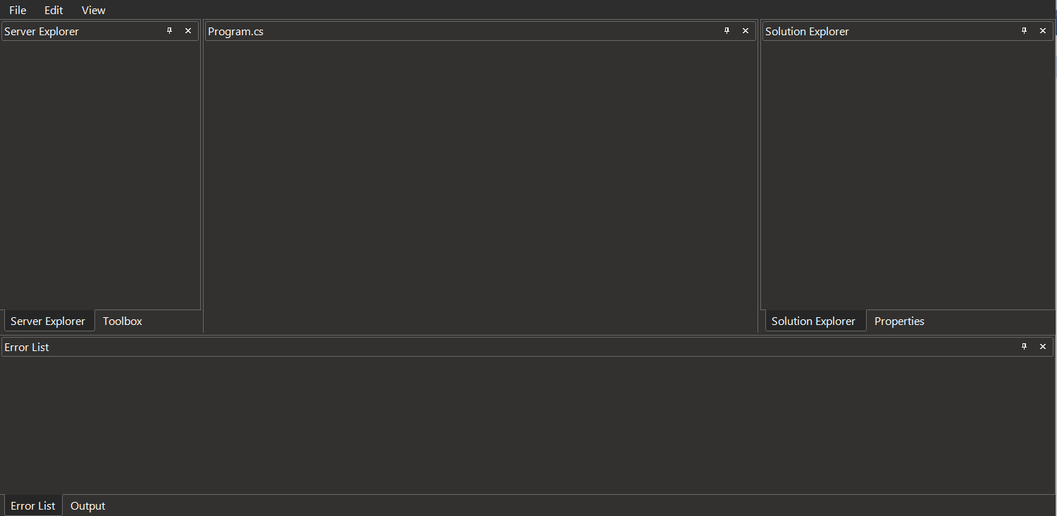 UI Layout Using WinForms Panels Apps