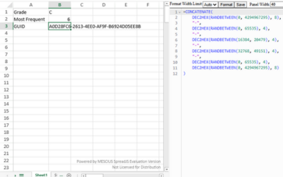 Formula Editor Panel