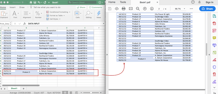 Keep Certain Ranges of Data Together While Printing using GrapeCity Documents for Excel .NET v2.2
