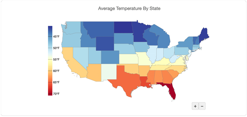 JavaScript Choropleth Map