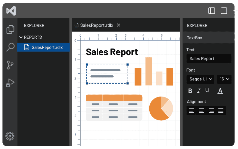 VSCode Report Designer