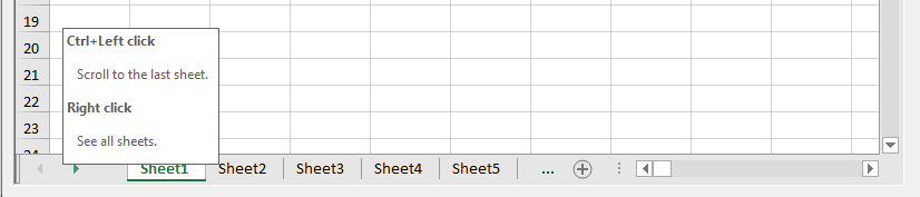 Go to First or Last worksheets in .NET Spreadsheet UI Component