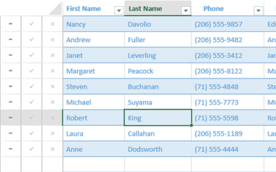 TableSheet and Data Manager Support in Collaboration Server