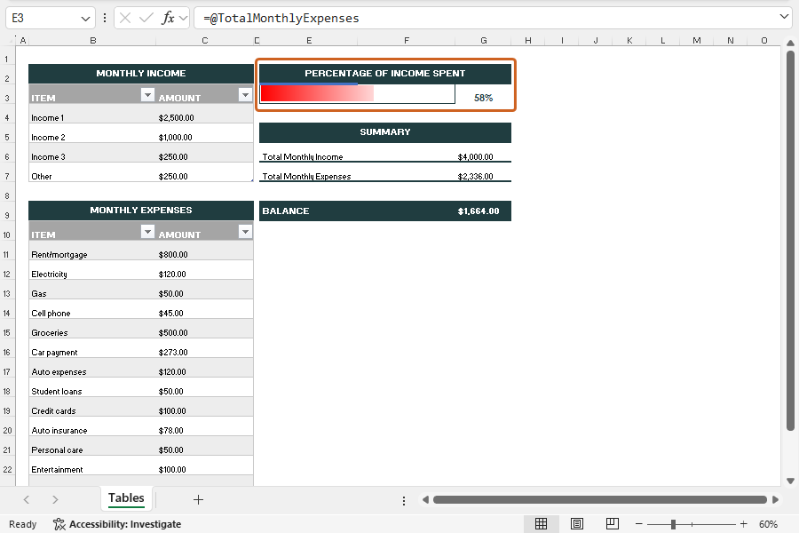 Conditional Formatting