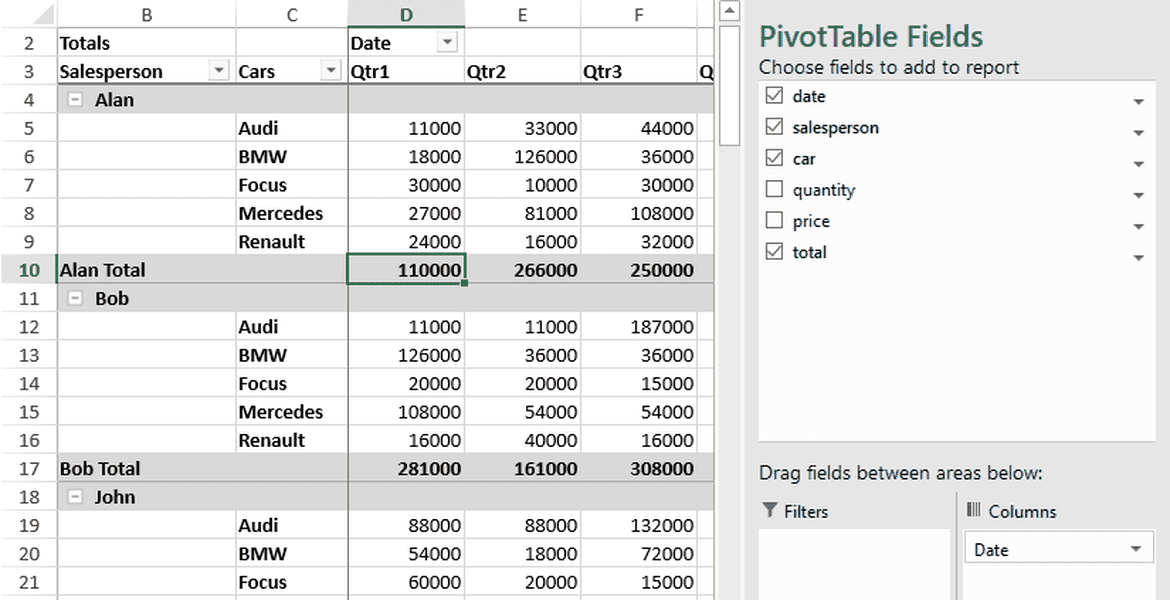 PivotTable Add-On