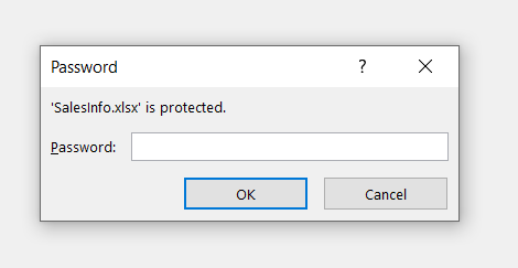 Restrict Opening Excel Workbooks Using a Password - Excel Password Prompt
