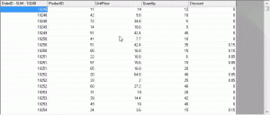 WinForms FlexGrid Display Totals in Column Headers