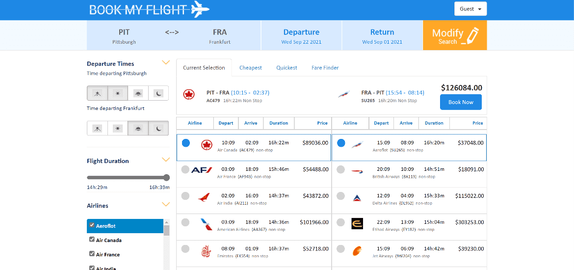 Flight Statistics Dashboard