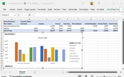 Add Pivot Charts with a .NET Excel  Library
