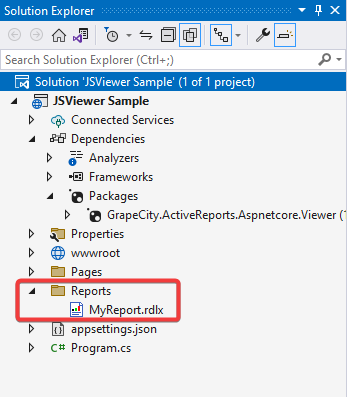 Configuring the ASP.NET ReportViewer Middleware