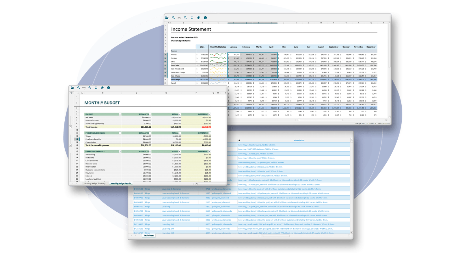 Viewer Control For Enterprise Data File Applications - XLSX, CSV, Apache Arrow, Parquet, SJS, and SSJSON 