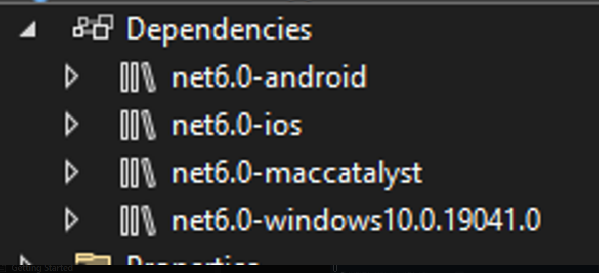 .NET MAUI Blazor App Dependencies