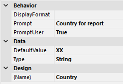 Parameters