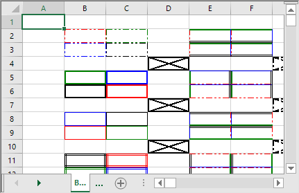 WinForms Spreadsheet Cell Borders