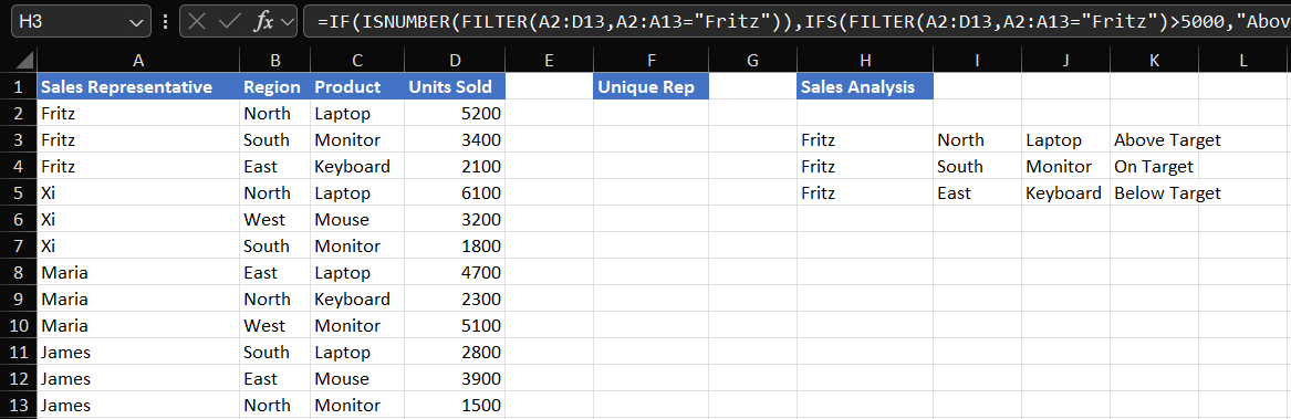 Initialize a .NE Excel Workbook with Sample Data and a Formula to Parse