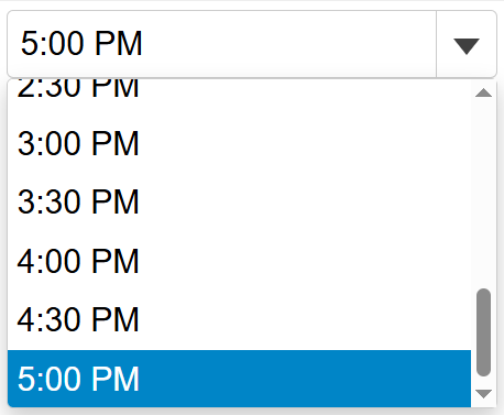 JavaScript Input Time