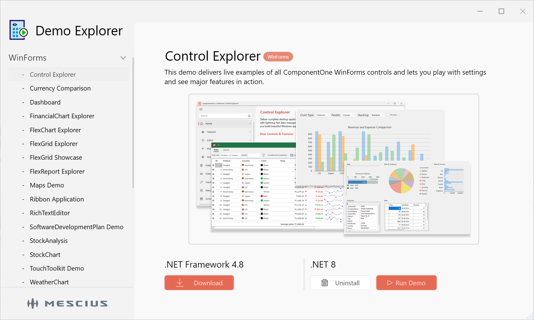 Demo Explorer
