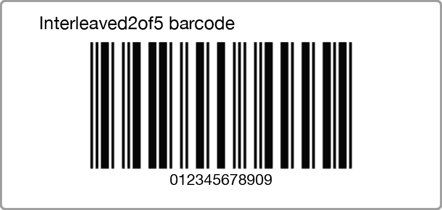 Interleaved Barcode