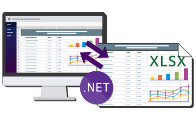 Import/Export Excel .xlsx using a .NET Excel API