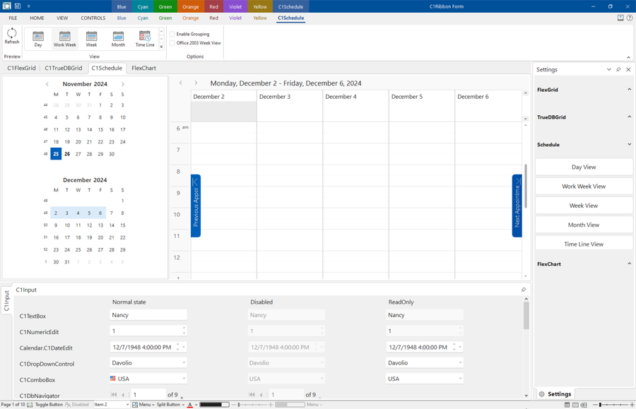 Colorful Scheduler